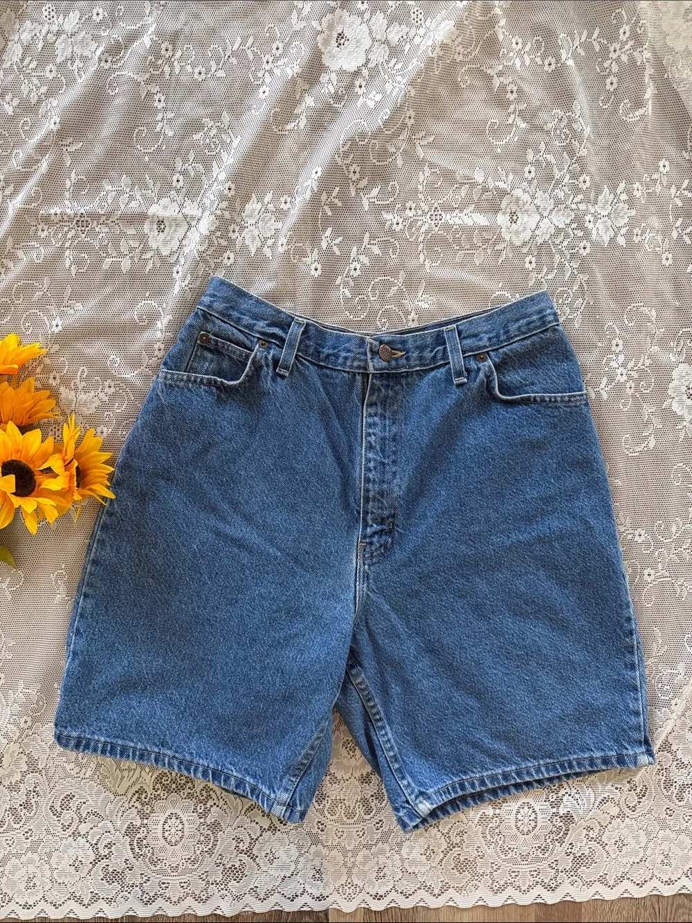 Vintage Denim Long Shorts